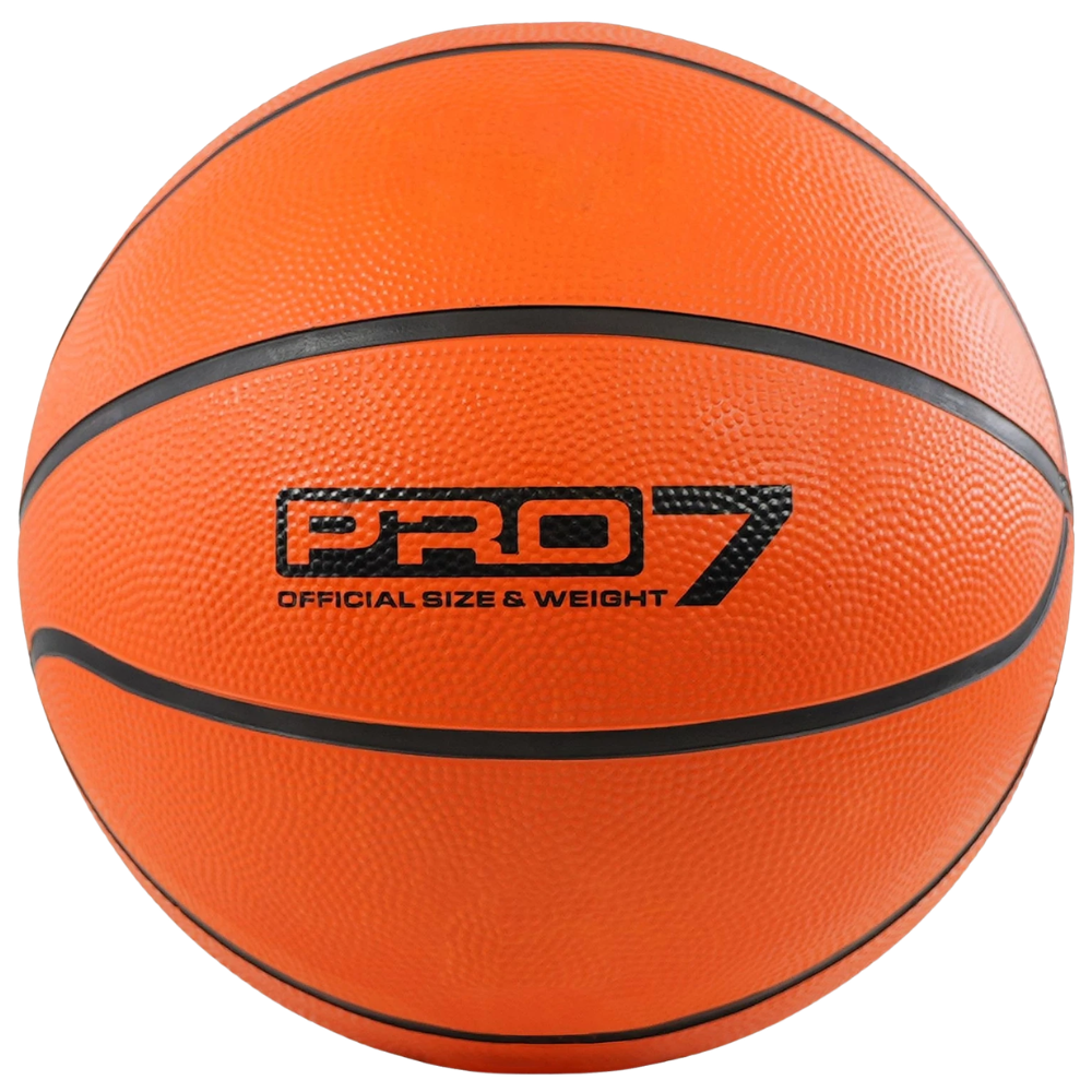 Classic Orange Basketball Size 7 Indoor Outdoor Game Ball for Kids Adults Uninflated