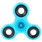 Turquoise Glitter Hand Spinner Fidget Toy Stress Relief Spinner Sensory Distraction Toy 1-3 Min