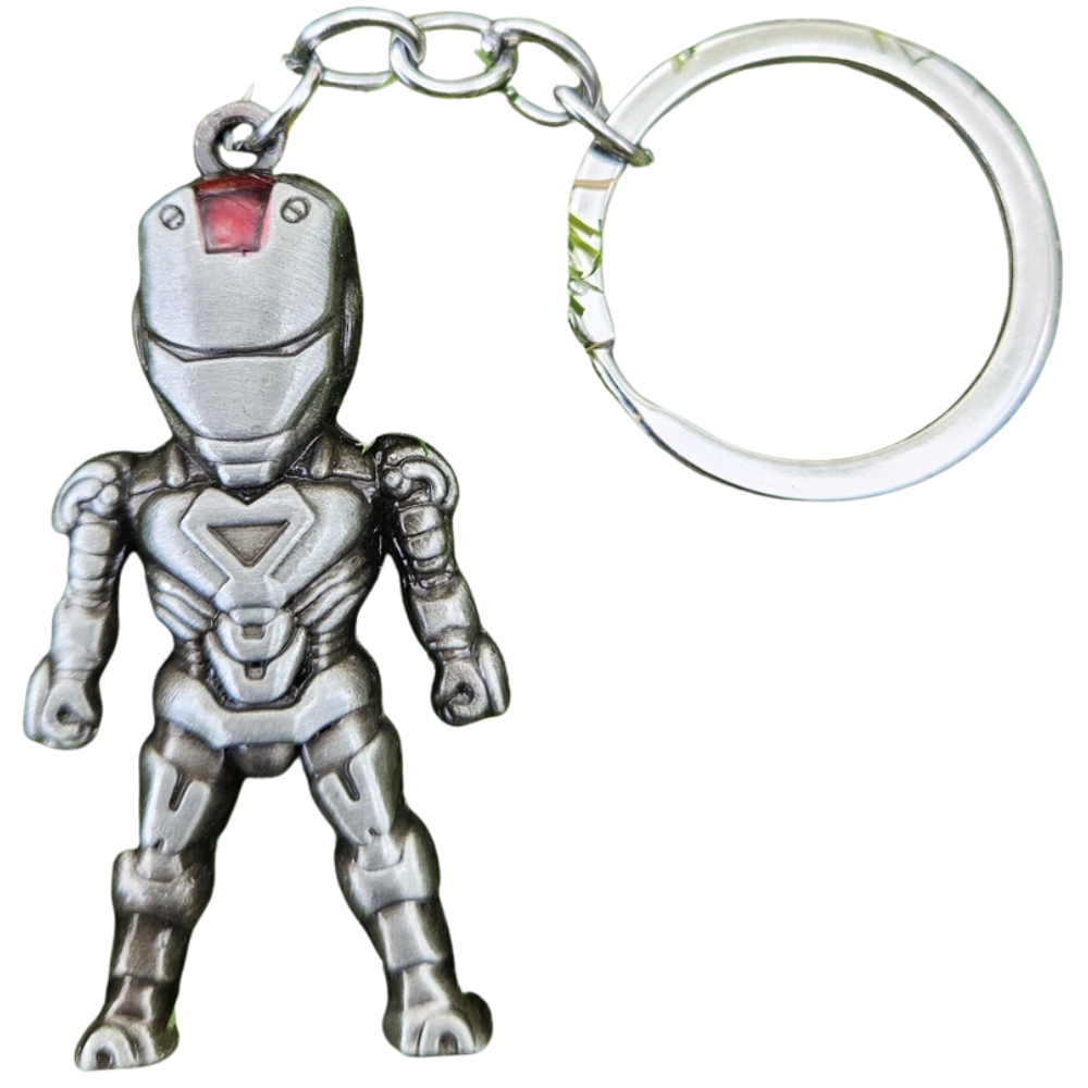 Marvel Comics Iron Man Avengers Assemble Enamel Keyring Grey