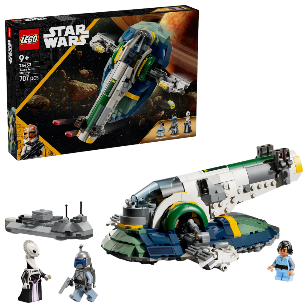 Lego Star Wars Jango Fett's Starship 75433 Building Set for Kids and Star Wars Fans