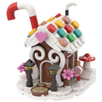 LEGO Gingerbread House Christmas Winter Building Kit with Candy Cane, Cookies, 134 Pieces