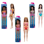 Barbie Beach Doll – Summer Swimsuit Doll 4 Assortments Mattel Summer Collection