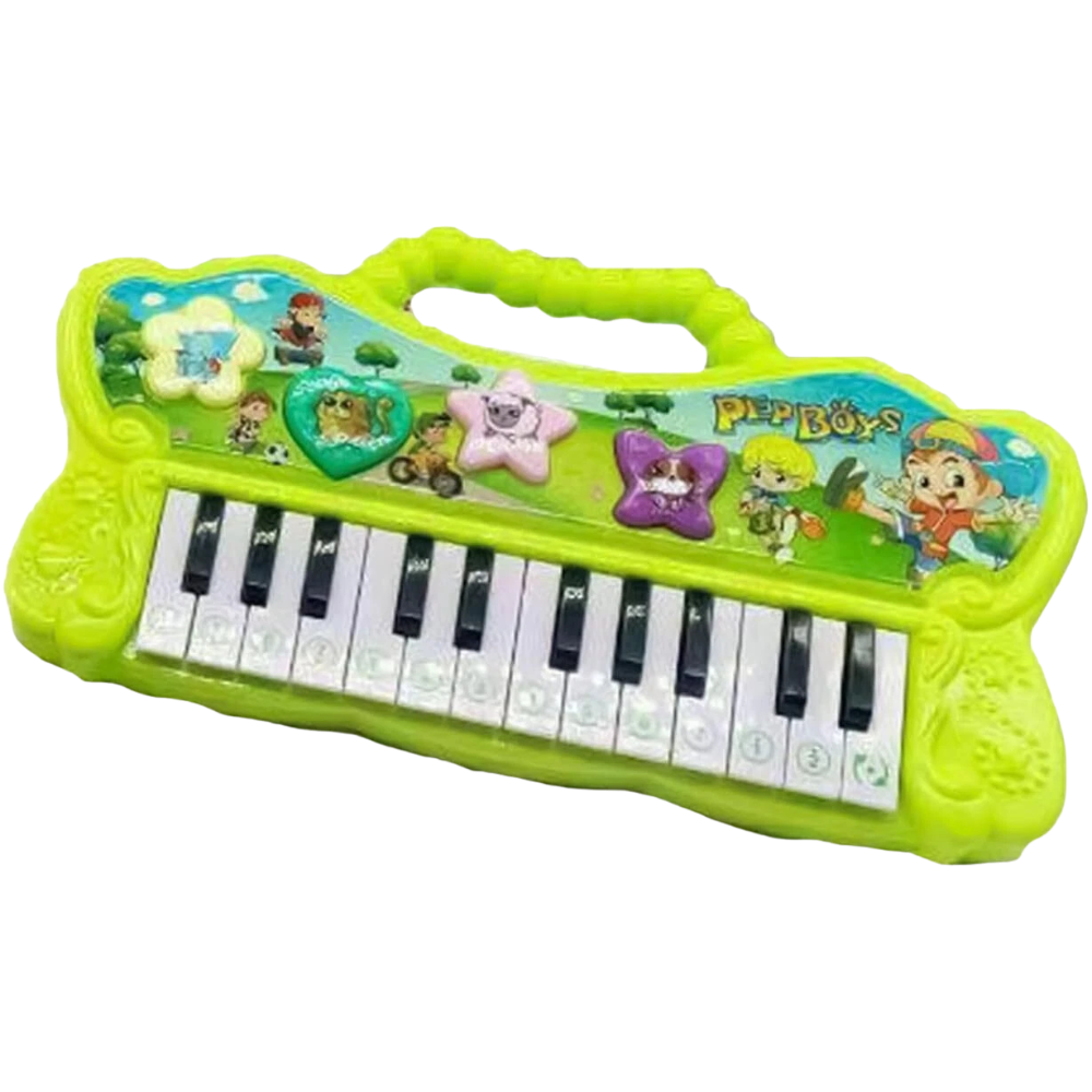 Pebble Hug Multifunctional Electronic Organ Piano Keyboard Toy with Light for Kids