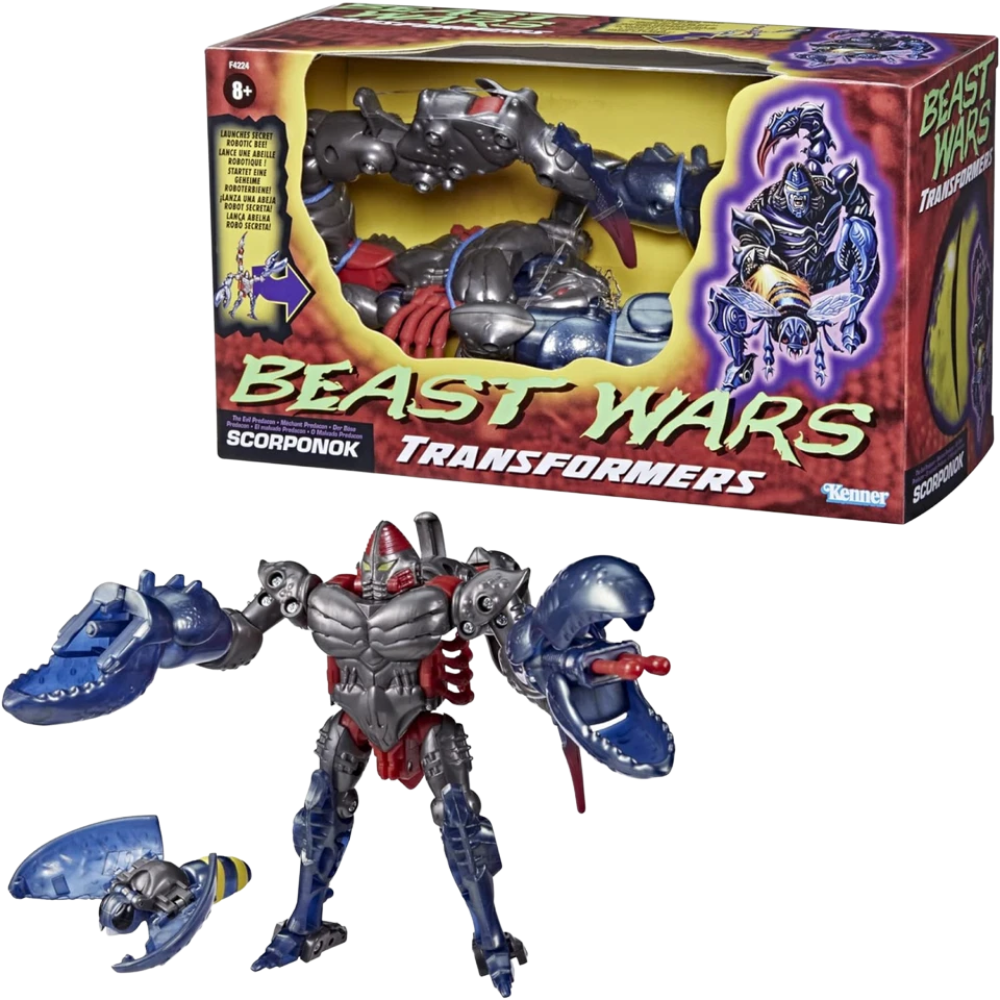 Transformers Beast Wars Scorponok Action Figure New Kids Collectible Toy Robot Figure