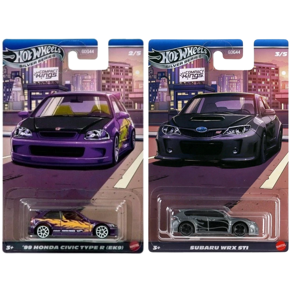 Hot Wheels Compact Kings Silver Series 1:64 Diecast Cars Choose Model Collectible Toy