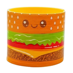 Hamburger Magic Spring Slinky Fidget Toy Kids 3+