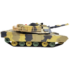 Remote Control M1A2 Abrams Tank RC 1:24 BB Firing 2.4GHz Turret Sound Lights 14+