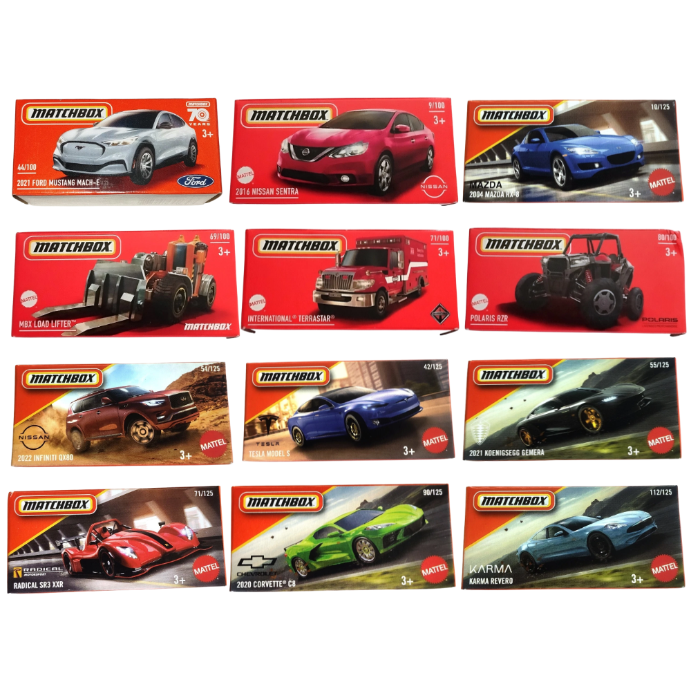Matchbox Power Grabs 70 Years Dnk70 1:64 Scale Die-Cast Car Mattel Collectible Toy Vehicle in Small Box