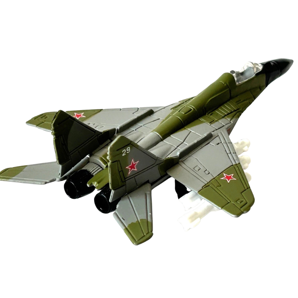 Maisto Mig-29 Fulcrum Fighter Aircraft Diecast Model Toy 1:100 Scale Military Plane Collectible