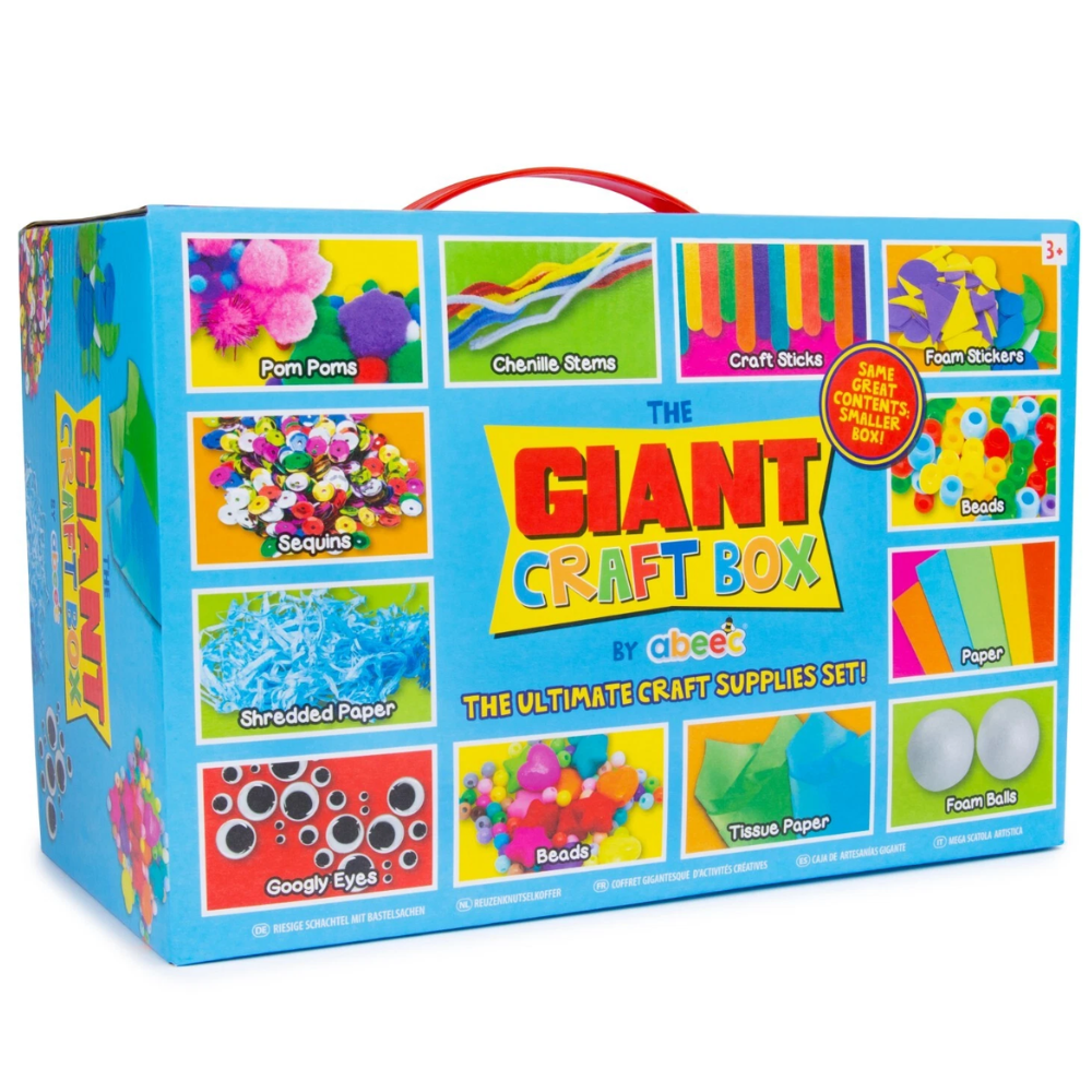 Giant Craft Kit for Kids Arts and Crafts Supplies Set Creative Activity Craft Box Fun