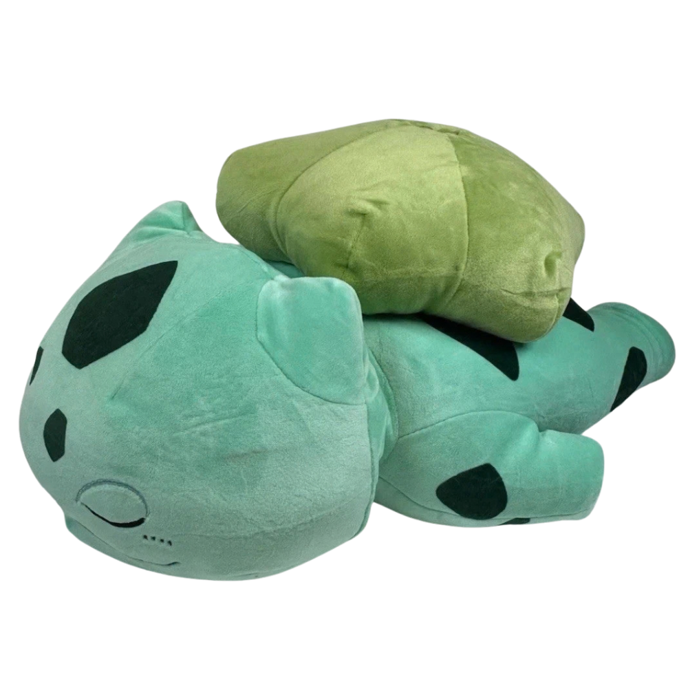 Sleeping Bulbasaur Pokemon Plush Soft Toy Teddy 40cm Cuddly Character Gift Kids Collectors