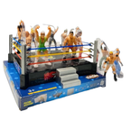 Pebble Hug Wwe Wrestling Ring Playset with 12 Wrestler Warrior Figures Boys Girls Gift