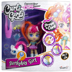 Curli Girls Express Your Curl Power Birthday Girl Doll with Puppy Silverlit Kids Toy Set