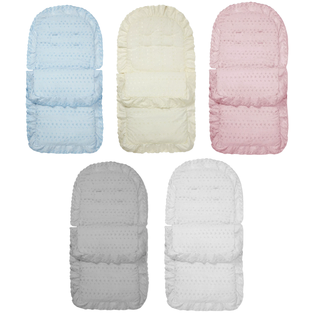 Broderie Anglaise Footmuff Cosy Toes Compatible with Red Kite Baby Pushchair Accessory