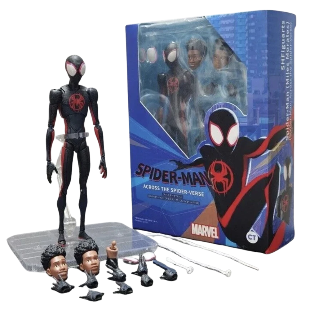Figuarts Spider-Man Miles Morales Across the Spider-Verse Figure With Box