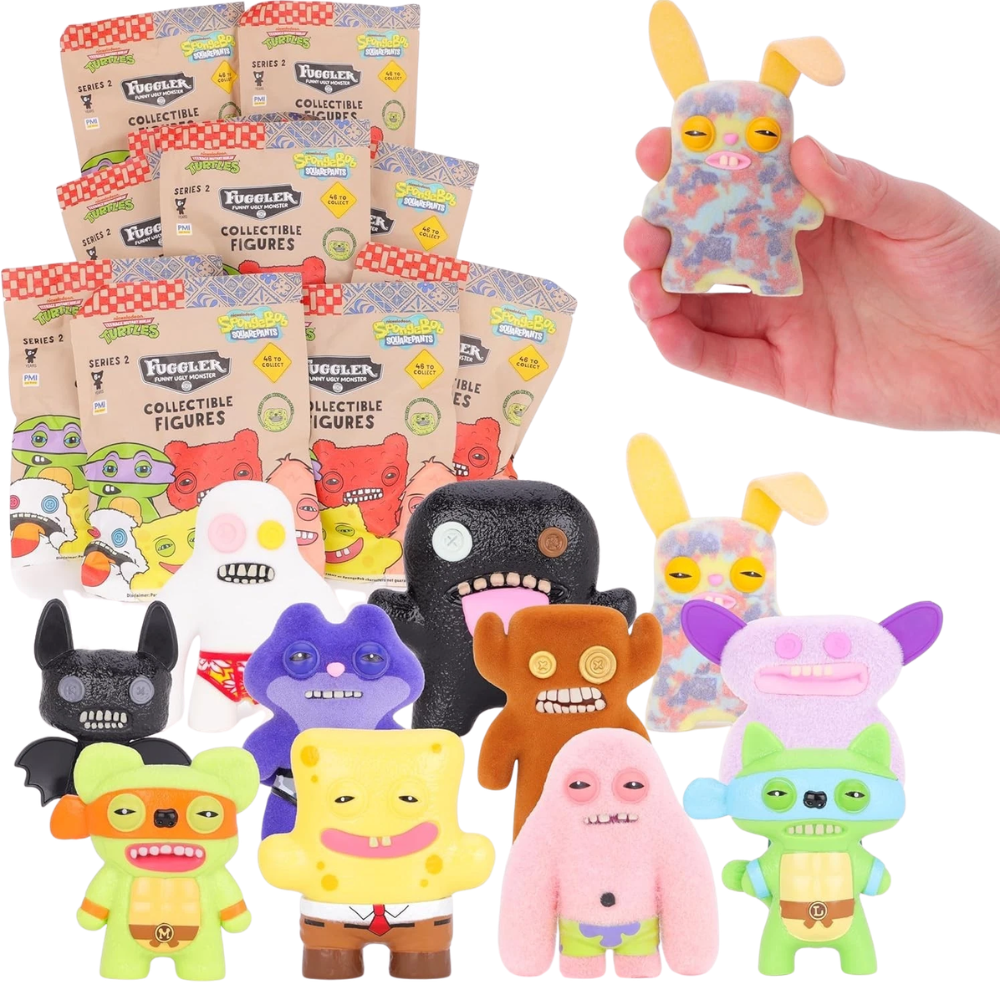 Toyland Fuggler Series 2 7cm Collectible Monster Figure Blind Bag Mystery Toy 46 to Collect Ages 3+