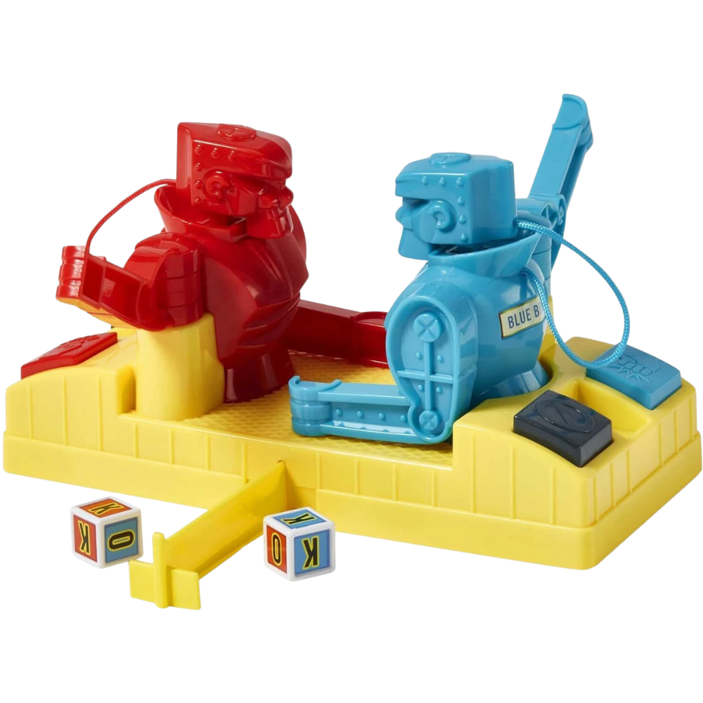 Mattel Games Rock Em Sock Em Robots Knock or Block Edition Boxing Game Classic Toy