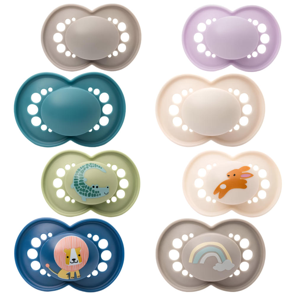 MAM Original Soothers 18-36 Months 2 Pack Orthodontic SkinSoft Silicone Toddler Dummies