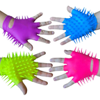 Spiky Gloves Set of 4 Stretchy Tactile Sensory Fidget Gloves Kids Adults