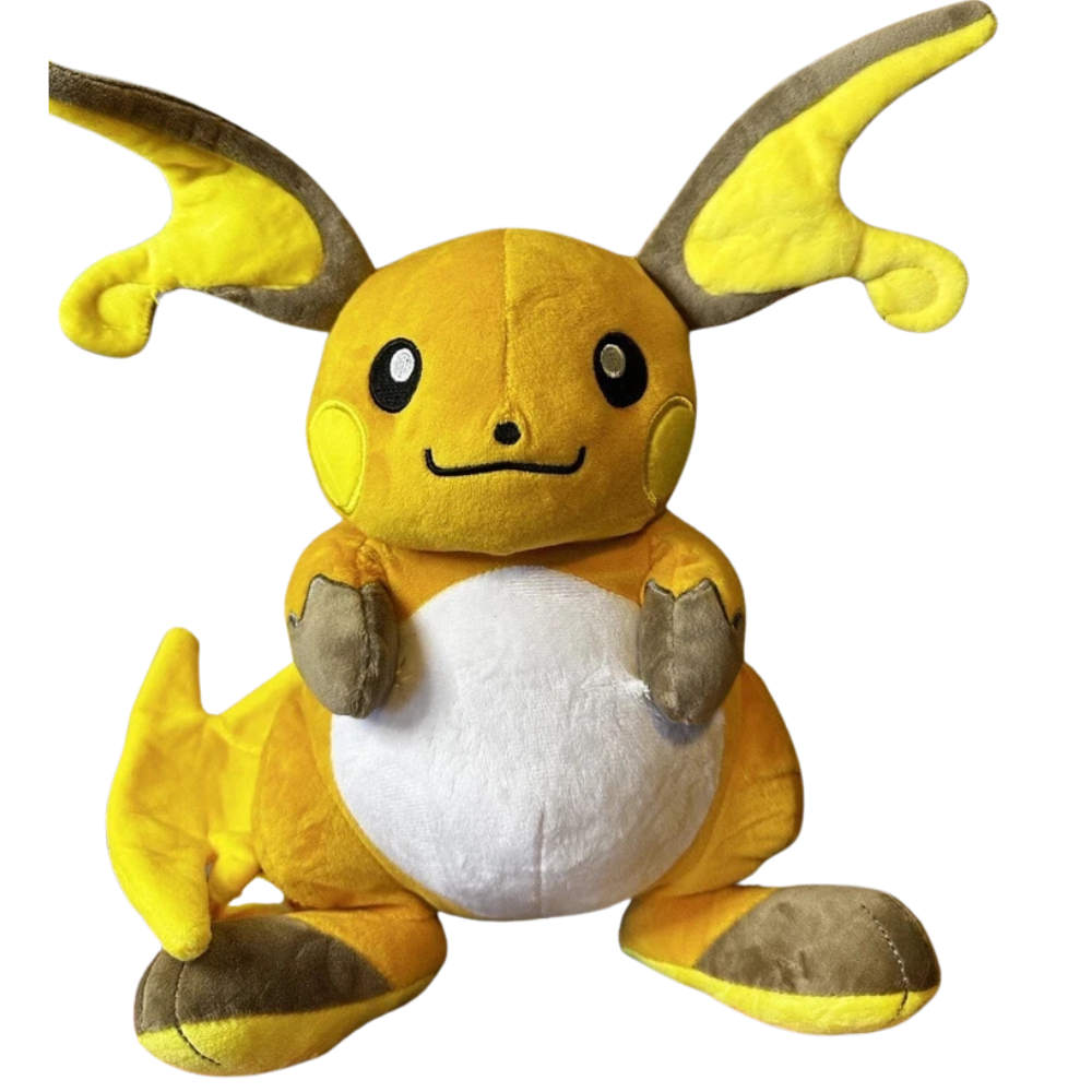 Raichu Pokémon Plush Soft Toy 30cm TOMY Character Cuddly Kids Collectible Gift