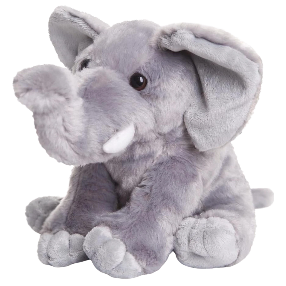 Aurora World Destination Nation Elephant Plush Toy 10 Inch Soft Grey Stuffed Animal Gift