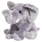 Aurora World Destination Nation Elephant Plush Toy 10 Inch Soft Grey Stuffed Animal Gift