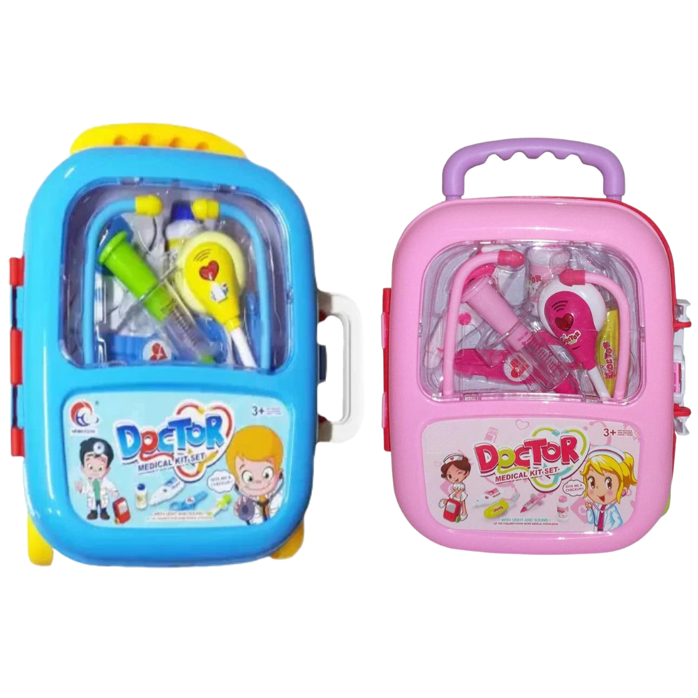 Kids Doctor Set Medical Play Trolley Nurse Pretend Role Play Toy Kit for Boys and Girls