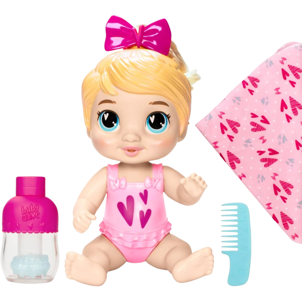 Baby Alive Harper Hugs Shampoo Snuggle Doll 11 Inch Bath Time Interactive Baby Toy F9119