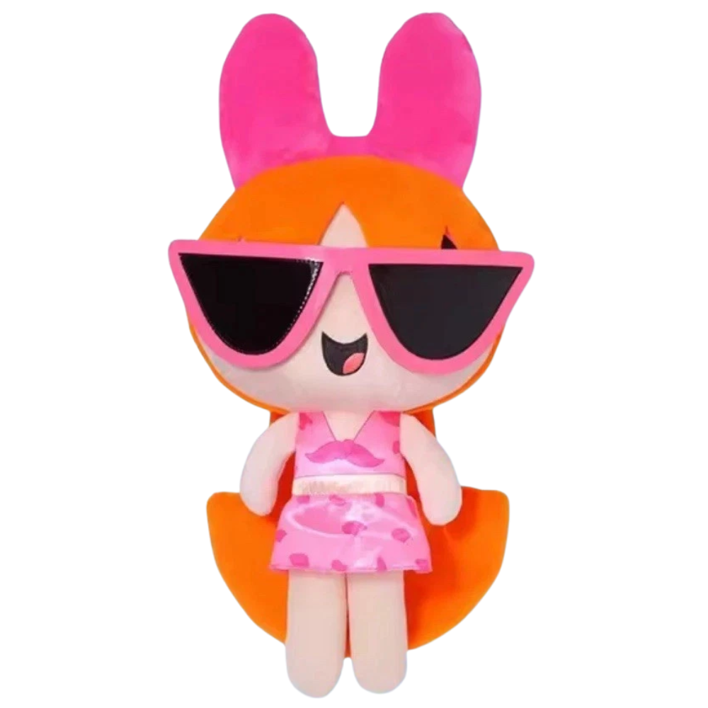 Powerpuff Girls Blossom Beach Plush Doll Soft Toy 23cm Brand New Cute Gift for Kids Fans