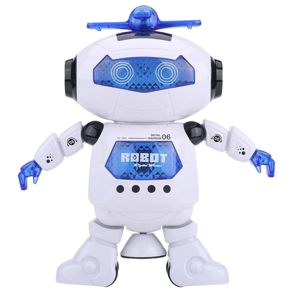 PEBBLE HUG Dancing Robot Toy Singing Music Lights 360° Rotating Interactive Kids Toy
