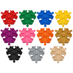 6 Way Wooden Train Track Crossing Intersection Fits Brio Lillabo Bigjigs 3D Printed Pla