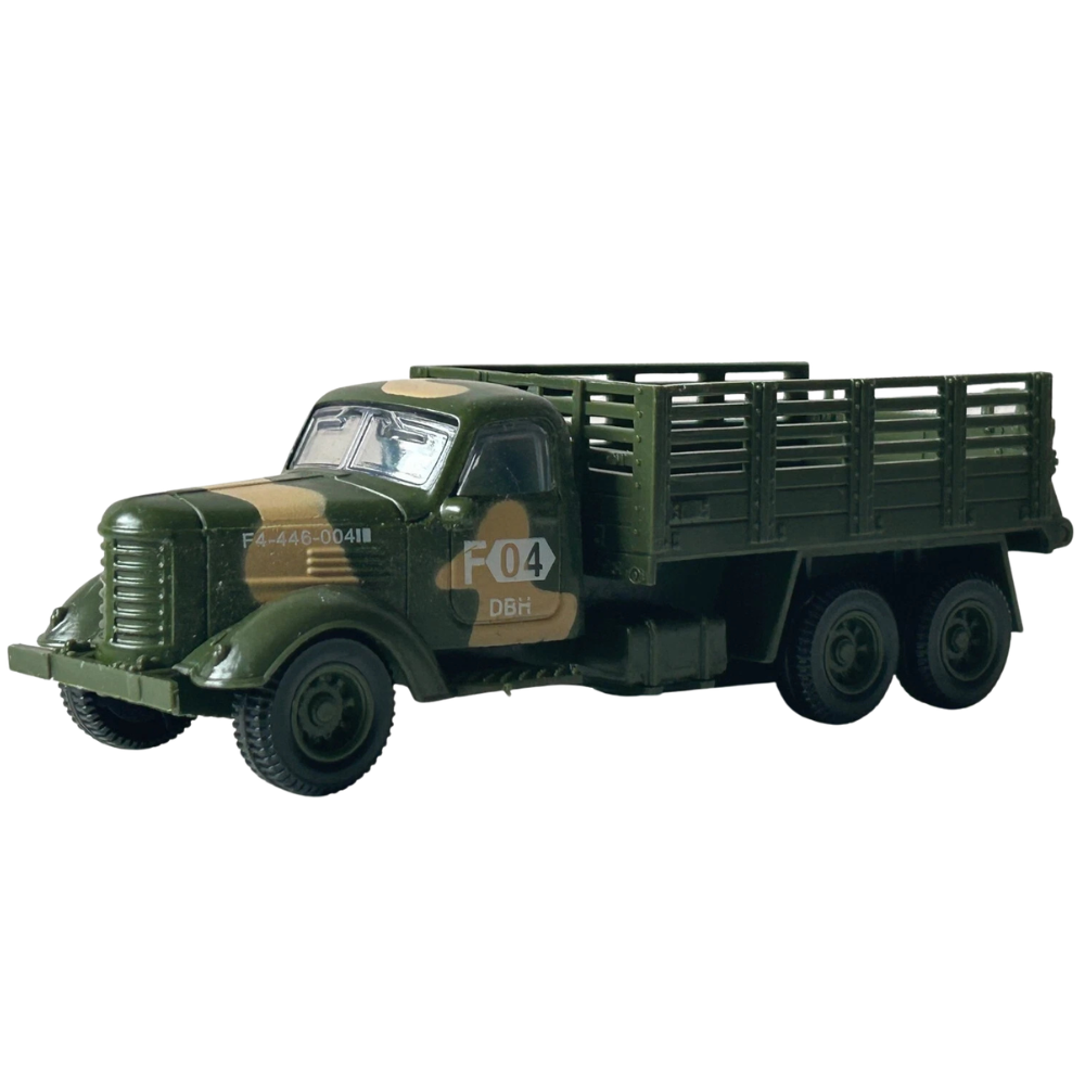 Military Army Transporter Lorry Truck Diecast Model Toy with Moving Parts 1:64 Scale