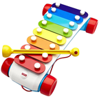 Fisher-Price Baby Xylophone Pull Toy Musical Instrument with Drumstick