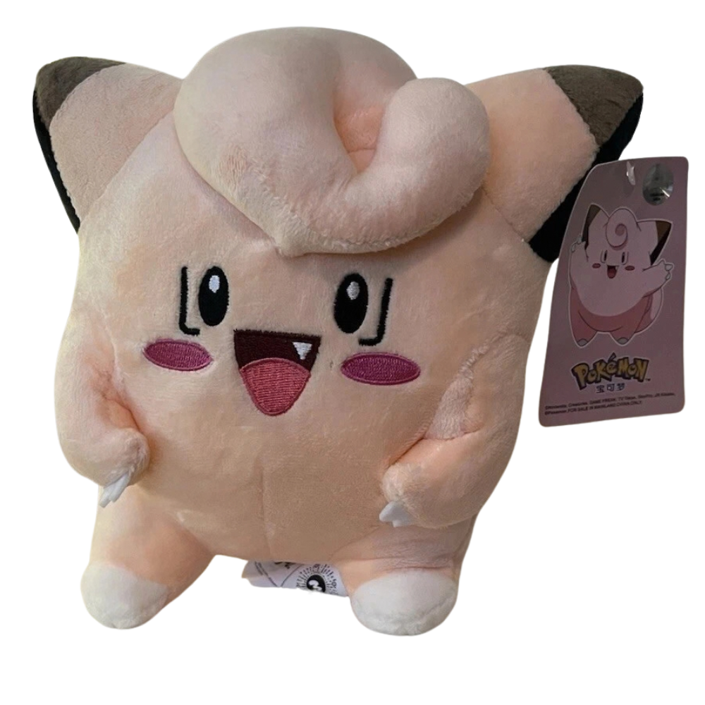 Pokemon Clefairy Plush Soft Toy Teddy 22cm Cute Pink Fairy Character Collectible Kids Gift