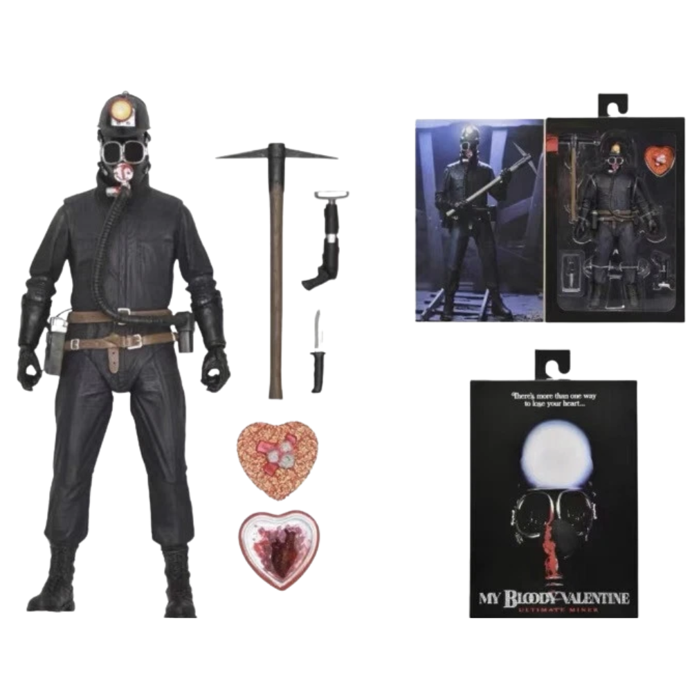 NECA My Bloody Valentine Ultimate Miner Harry Warden 7" Action Figure Toy
