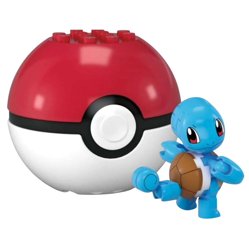 Mega Construx Pokémon Squirtle Building Figure Poseable Collectible Toy Kids 6+ Gift Pack