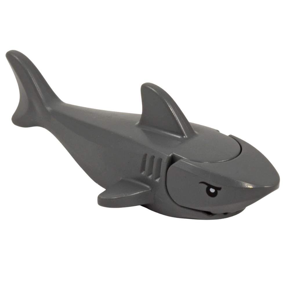 LEGO Shark Figure 14518 Deep Sea Animal Accessory with Printed Eyes City Ocean