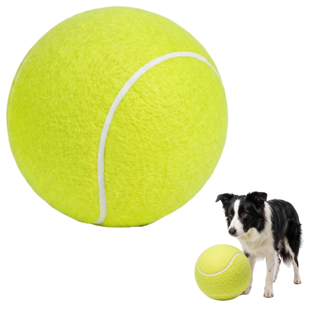 Giant 24cm Tennis Ball for Kids & Dogs Inflatable Outdoor Fetch Beach Garden Toy