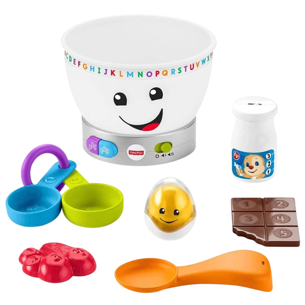 Fisher-Price Laugh & Learn Magic Colour Mixing Bowl Light Sound Learning Toy 6m+