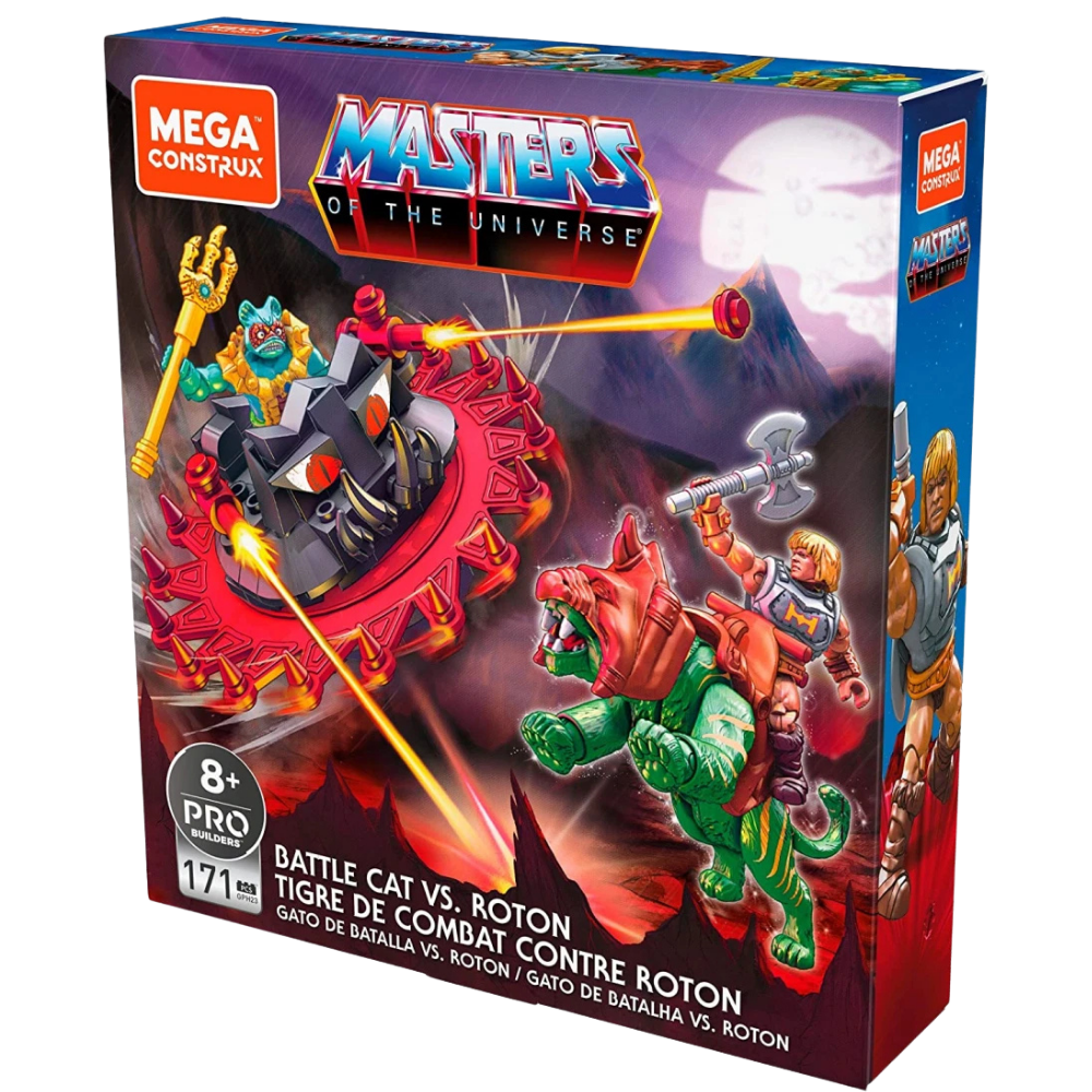 Mega Construx Masters of the Universe Battle Cat vs Roton GPH23 He-Man & Mer-Man Construction Set