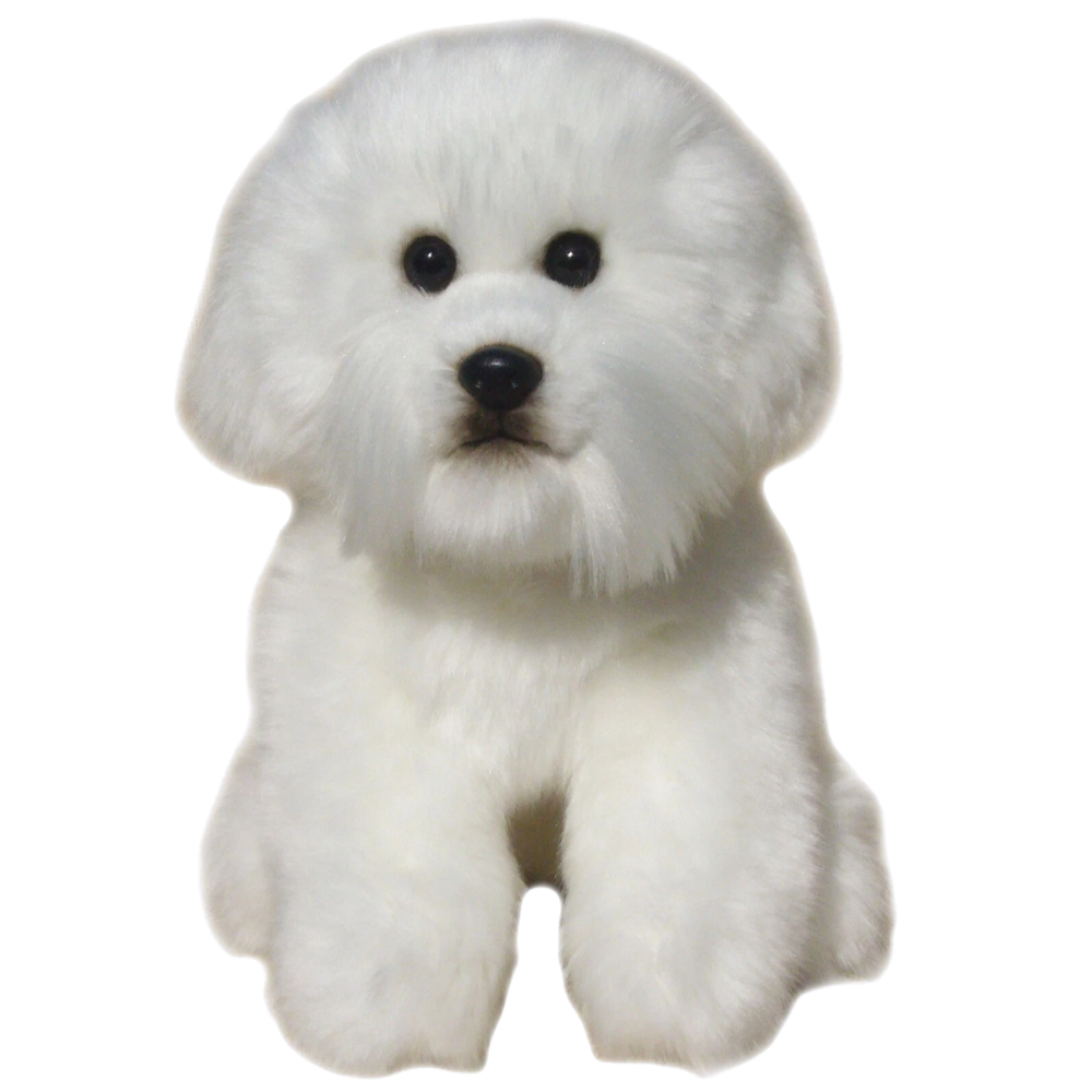 Faithful Friends Bichon Frise Plush Soft Toy Dog Teddy