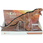 13 Inch Carnotaurus Dinosaur Toy, Soft Rubber Jurassic Dino Figure Gift for Kids 3+