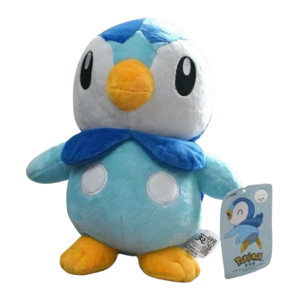 Pokemon Piplup Plush Soft Toy Teddy 25cm Cuddly Water-Type Starter Character Gift Kids Collectors