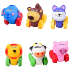 Animal Toy Cars Set of 6 Pullback Mini Vehicles for Toddlers Fun Baby Toys and Gift Set