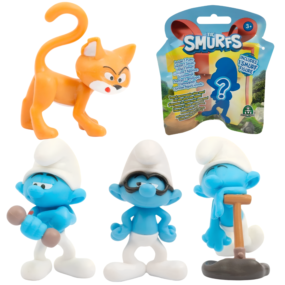 The Smurfs A New Touch of Blue 2" Action Figures Choose Your Favourite Character