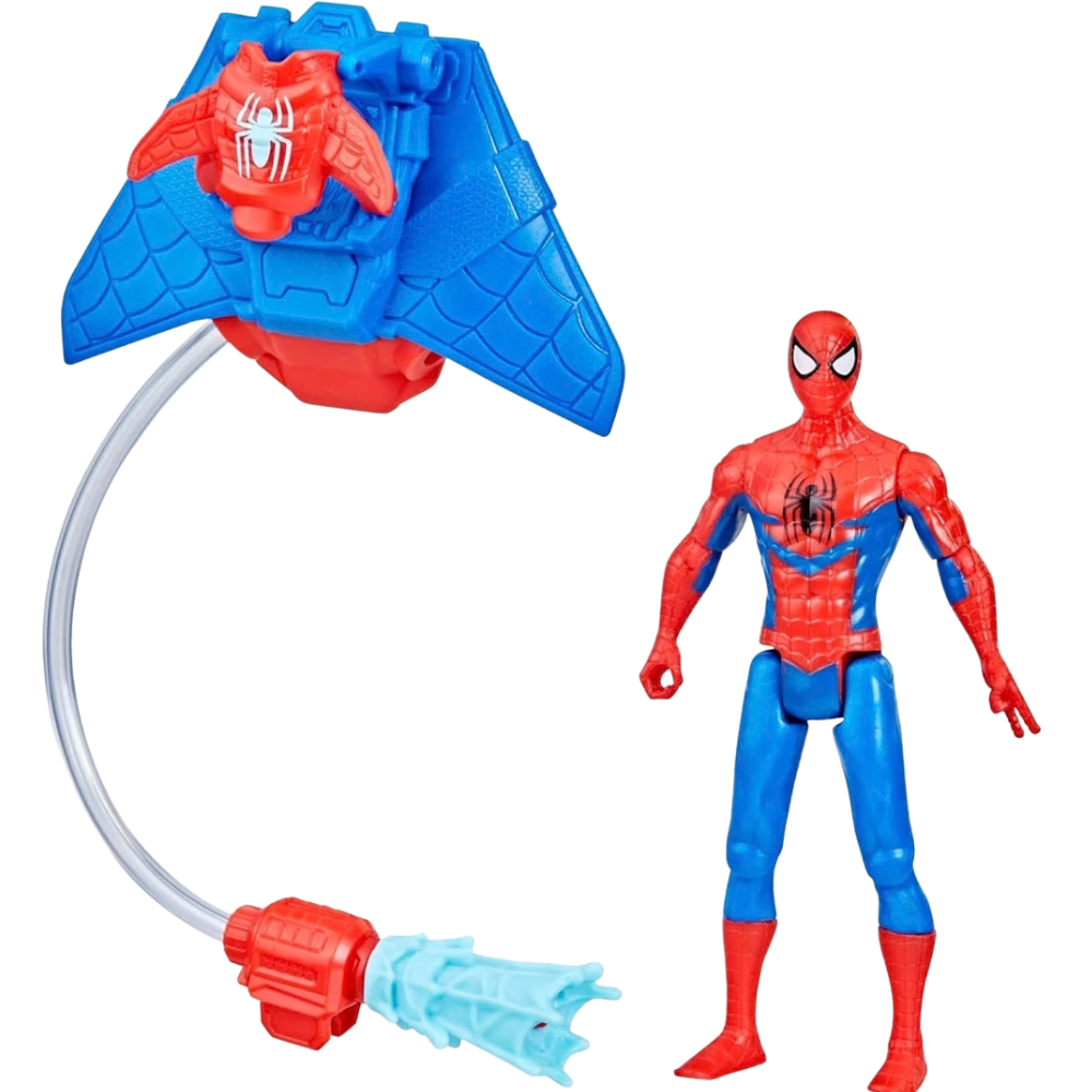 Marvel Spider-Man Web Splashers 4 Inch Action Figure Water Blaster Backpack Toy 4+