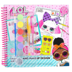 Lol Doll Fashion Art Pad Makeup & Fashion Design Kit Creative Girls Activity Gift Set