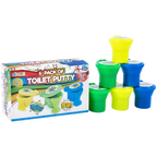 Abeec 6 Pack Toilet Putty Slime Farting Toys for Kids Party Bag Fillers Prank Joke Gifts Novelty Fun