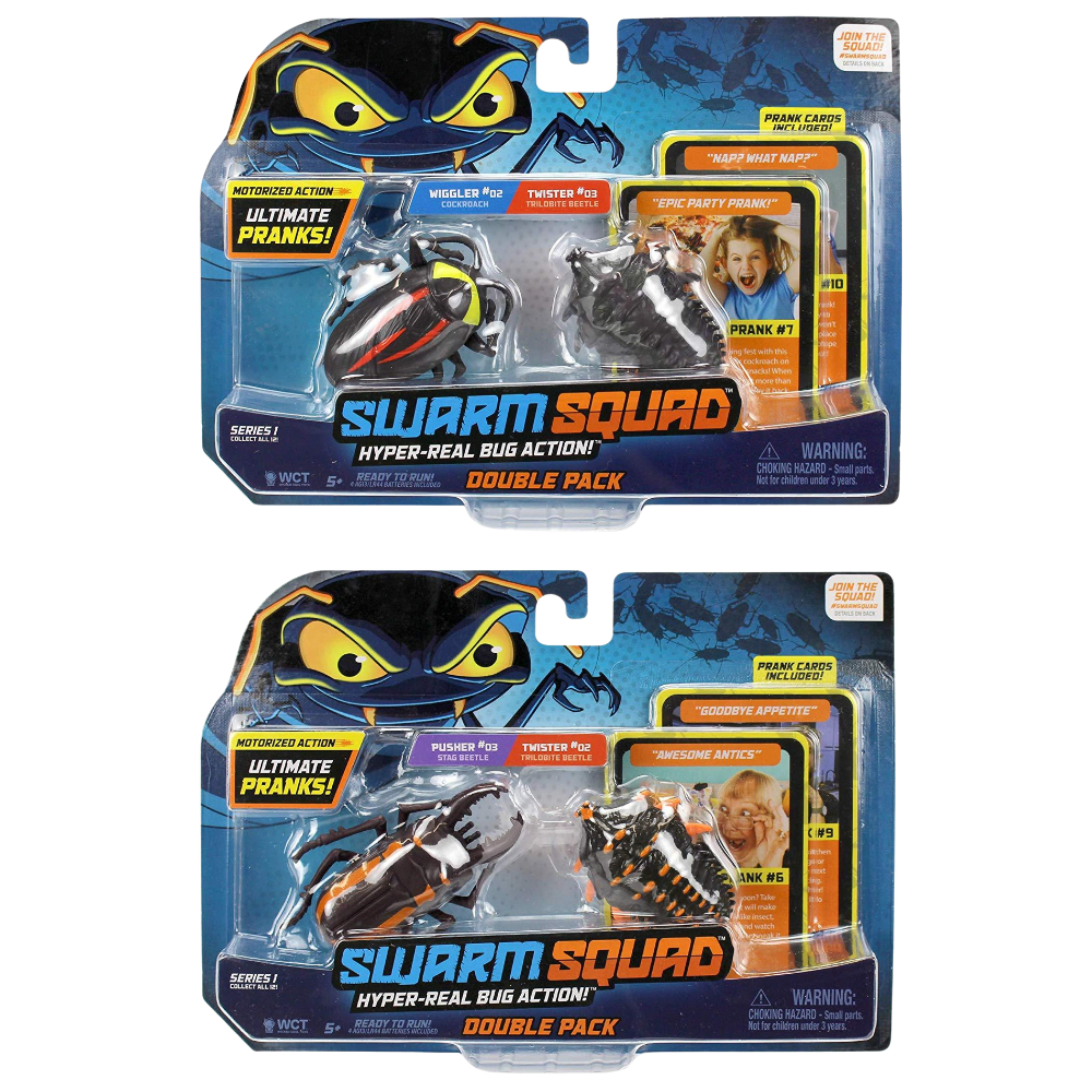 Swarm Squad Electronic Bugs Toy Collection Set Collectible Insect Figures Kids Fun Toy Set
