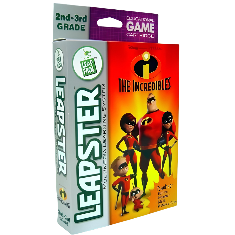 LeapFrog Leapster Disney Pixar The Incredibles Interactive Educational Game Kids Toy